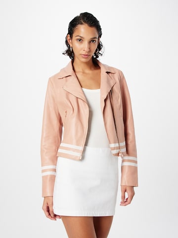 Veste mi-saison 'Look Bright' FREAKY NATION en rose : devant