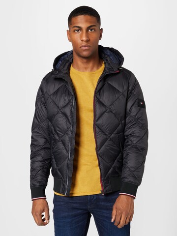 TOMMY HILFIGER Between-Season Jacket in Black: front