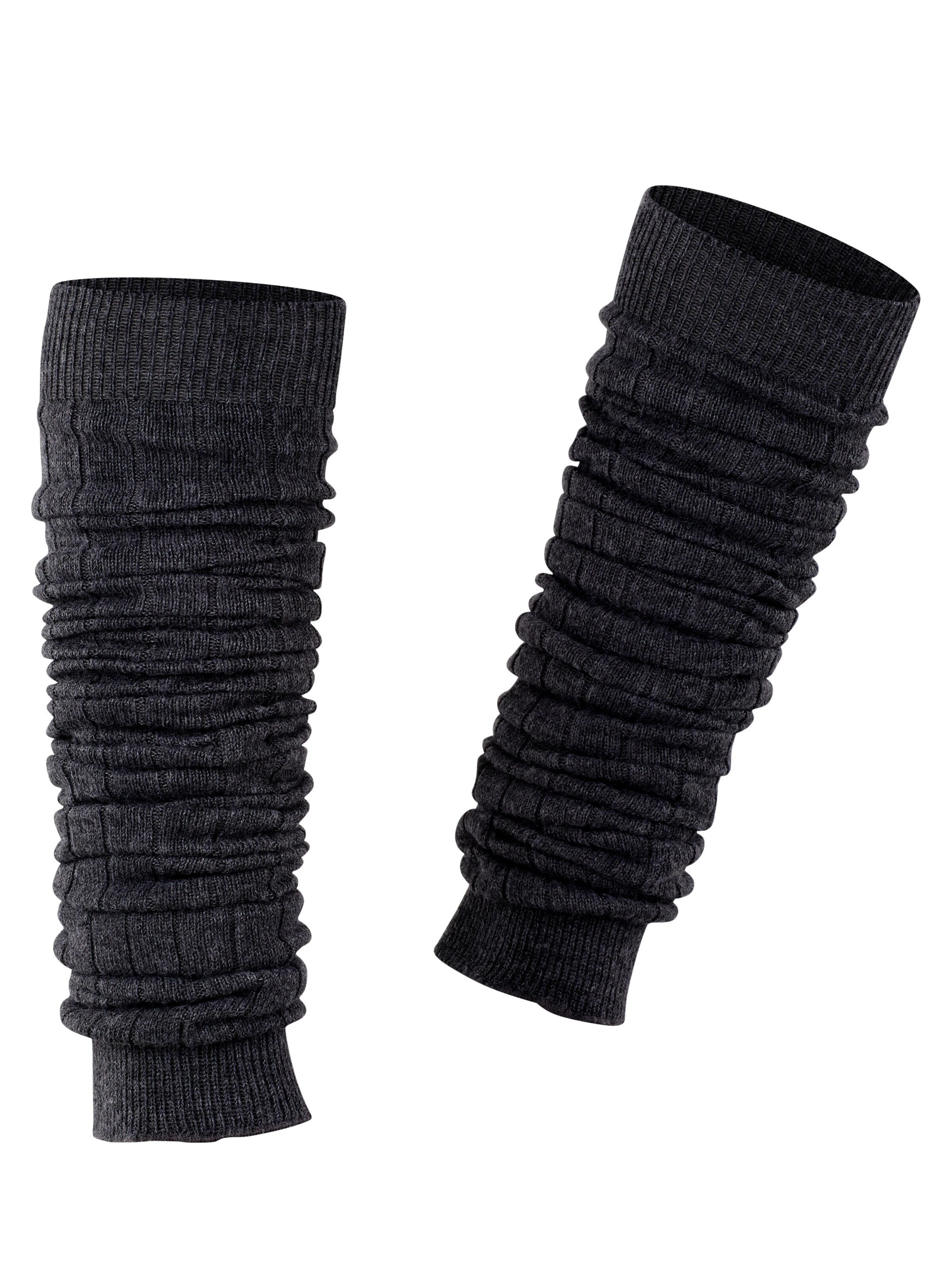 ESPRIT Leg Warmers 'Rib' in Grey
