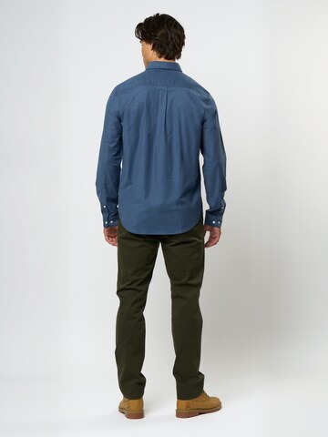 MCS Regular fit Overhemd 'MCGreg' in Blauw