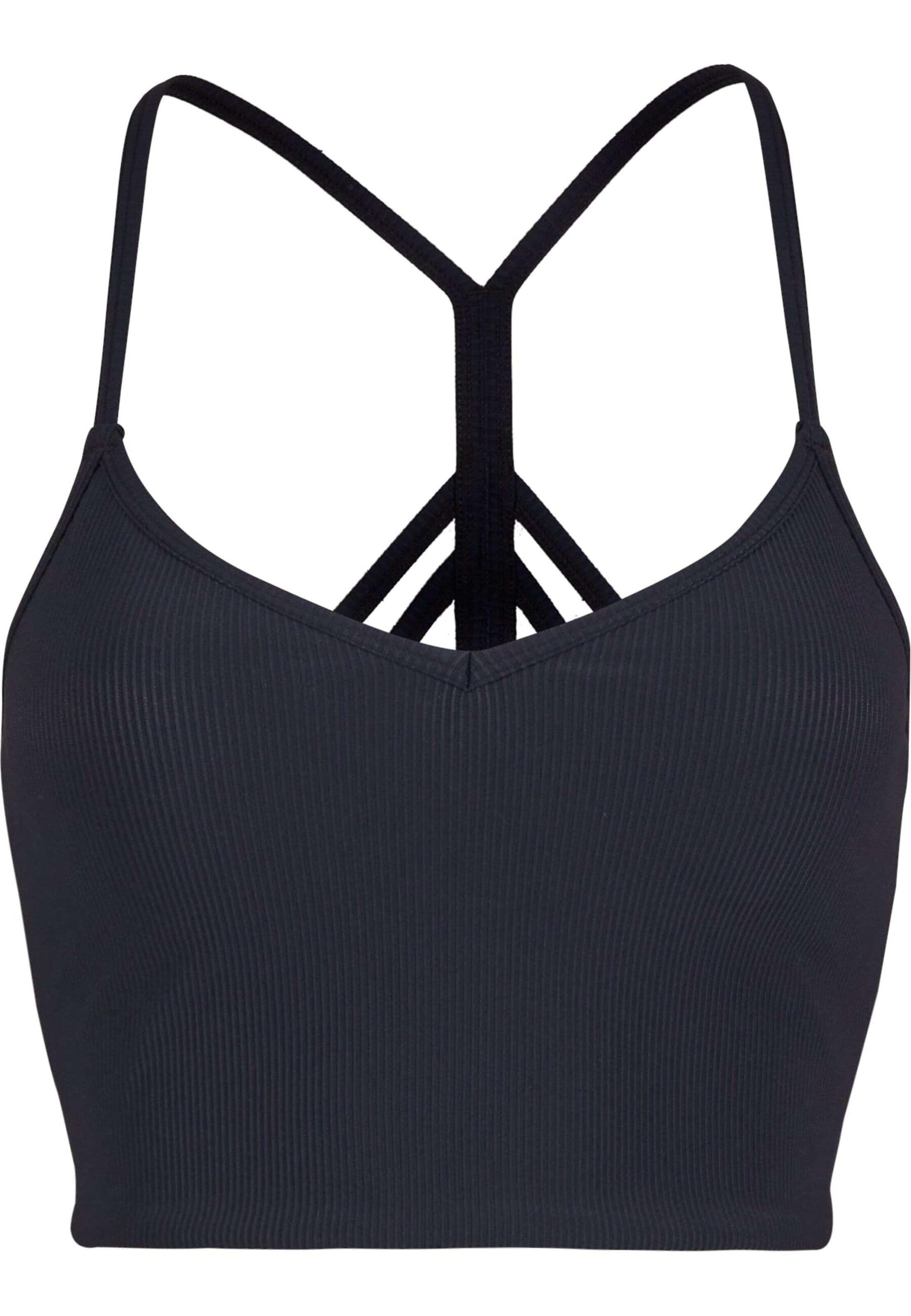 Aim'n Õlapaelteta topp Spordirinnahoidja, värv must: eest vaates