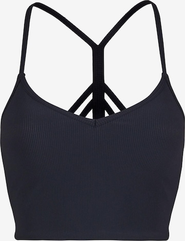Aim'n Bustier Sport-BH in Schwarz: Vorderseite