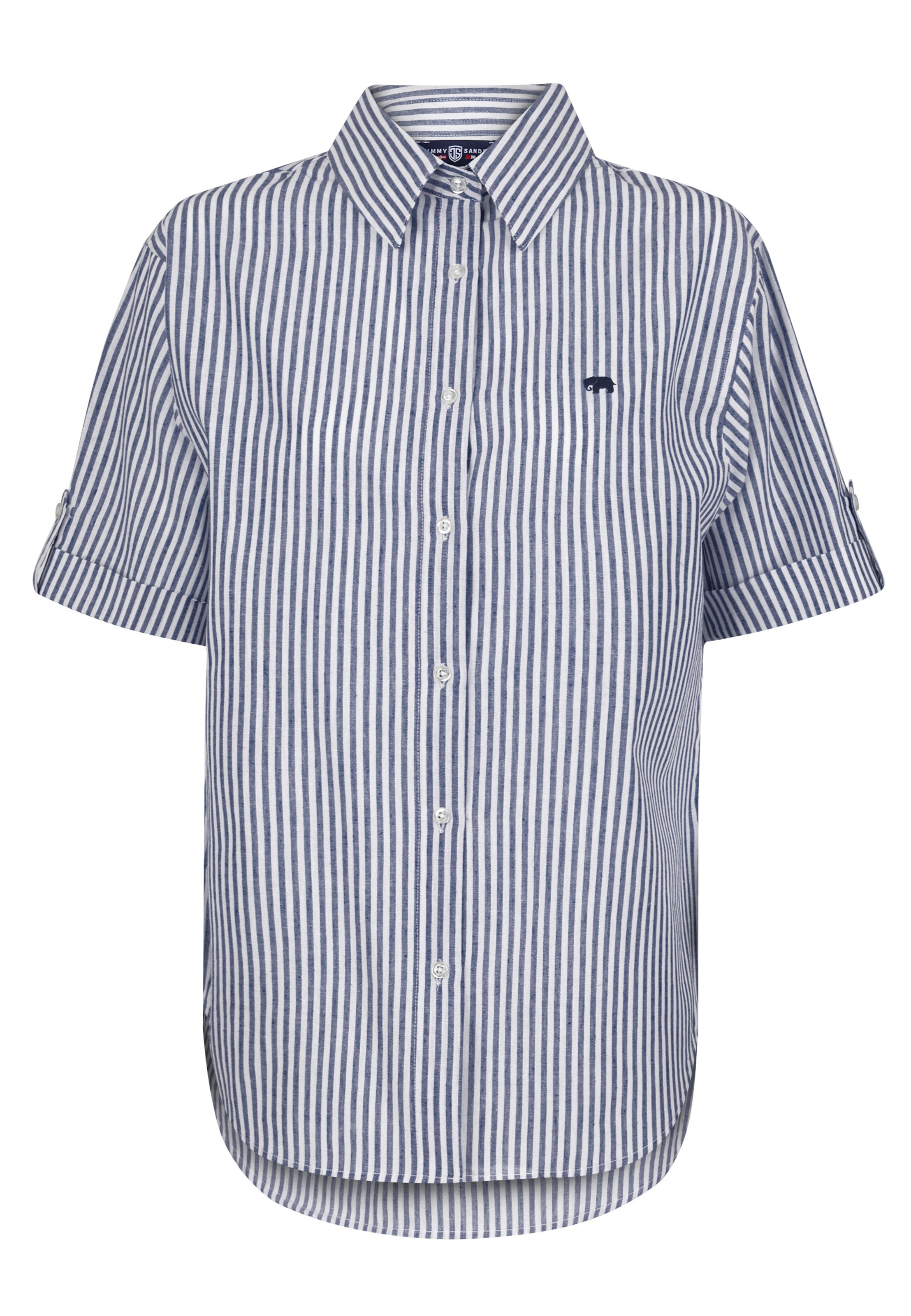 Jimmy Sanders Bluse i blå: forside