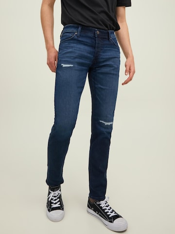 JACK & JONES Slim fit Jeans 'Glenn' in Blue: front