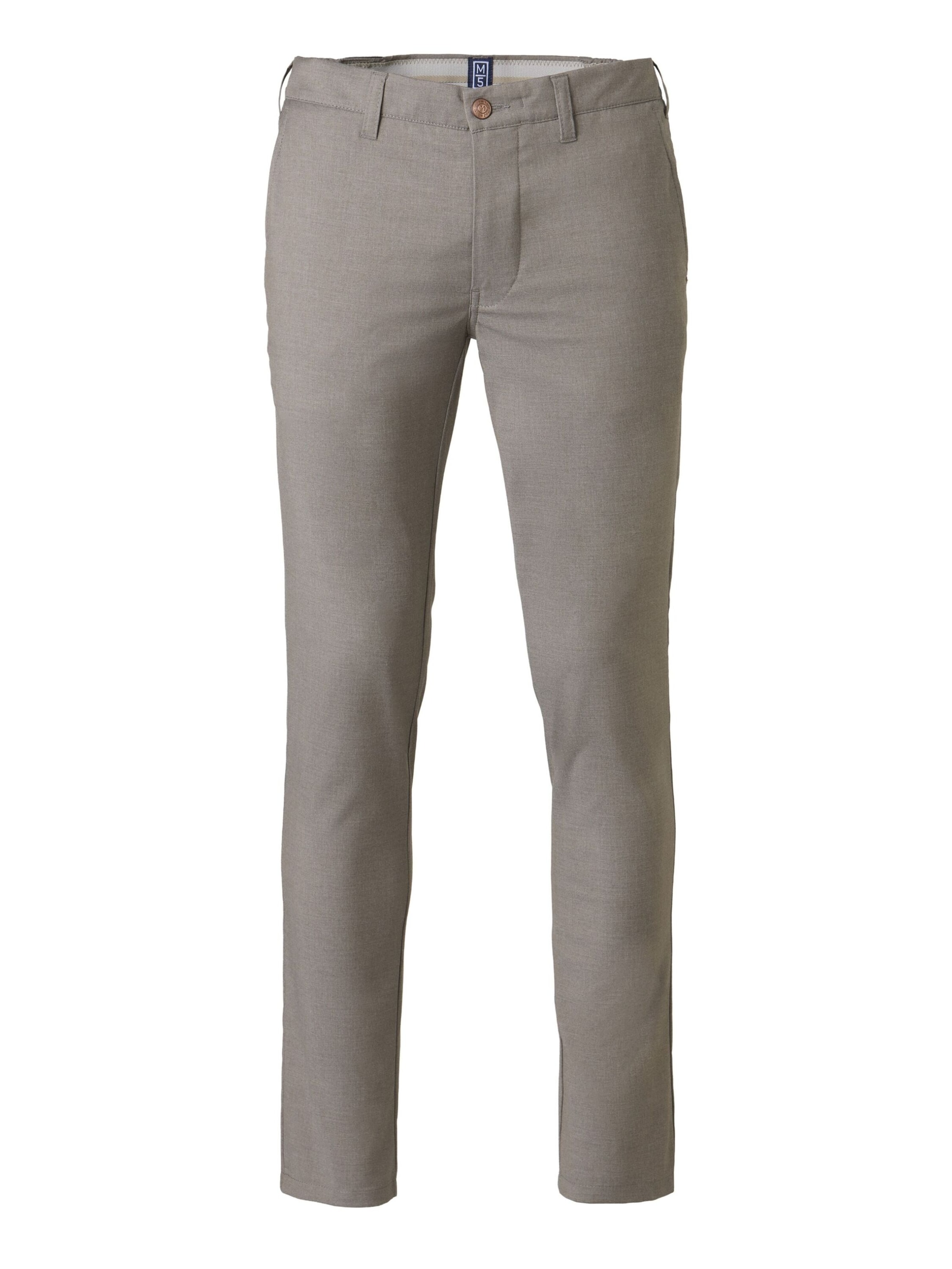 MEYER Slimfit Chinohose 'M5 Move 9-6196' in Grau: Vorderseite