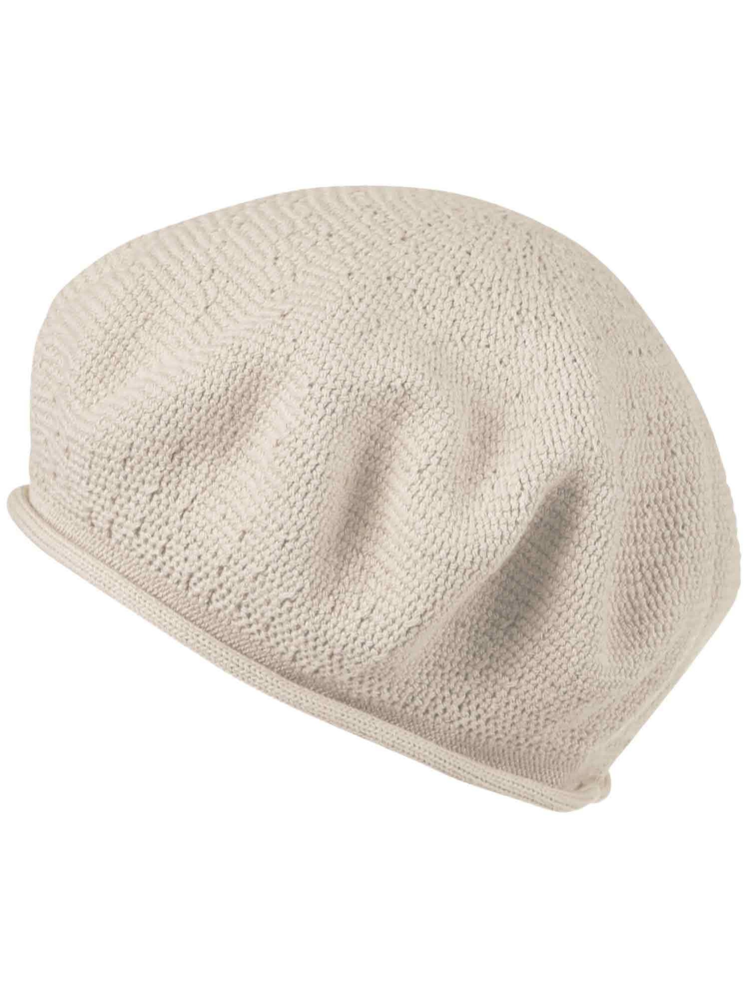 LOEVENICH Mütze in Beige: Vorderseite