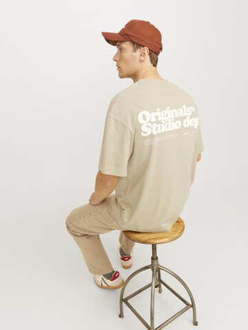 JACK & JONES Shirt in Beige