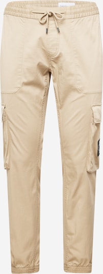 Calvin Klein Jeans Pantalon cargo en beige clair, Vue avec produit