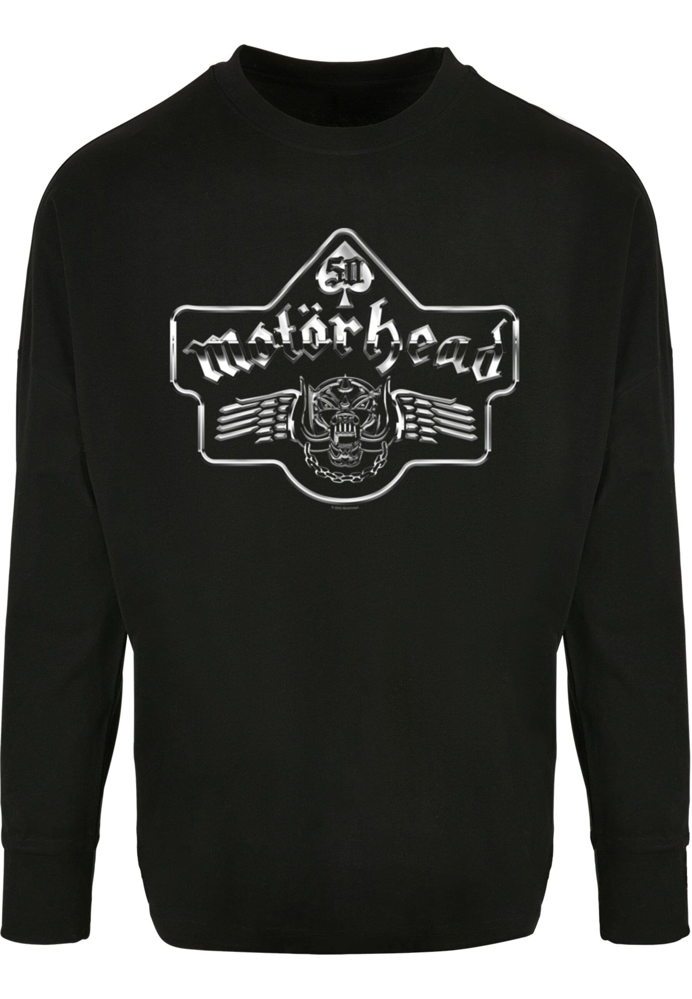 T-Shirt 'Motorhead - 50th Ace Wings' Merchcode en noir : devant