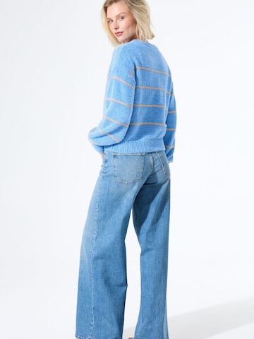GARCIA - Pullover 'Gracia' em azul