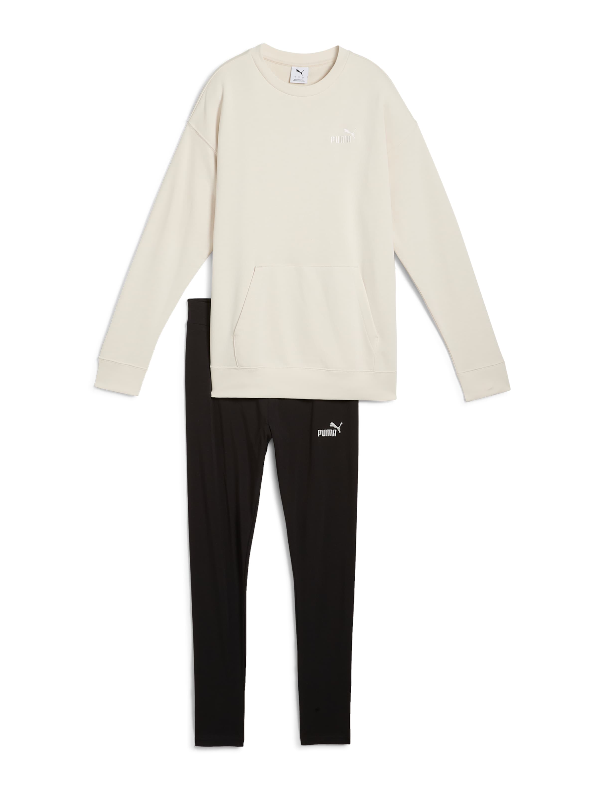 PUMA Juoksupuku värissä musta: etupuoli