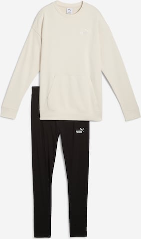 PUMA Jogginganzug in Schwarz: Vorderseite