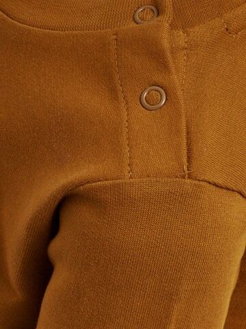 Hummel Sweatshirt 'Lime' in Bruin