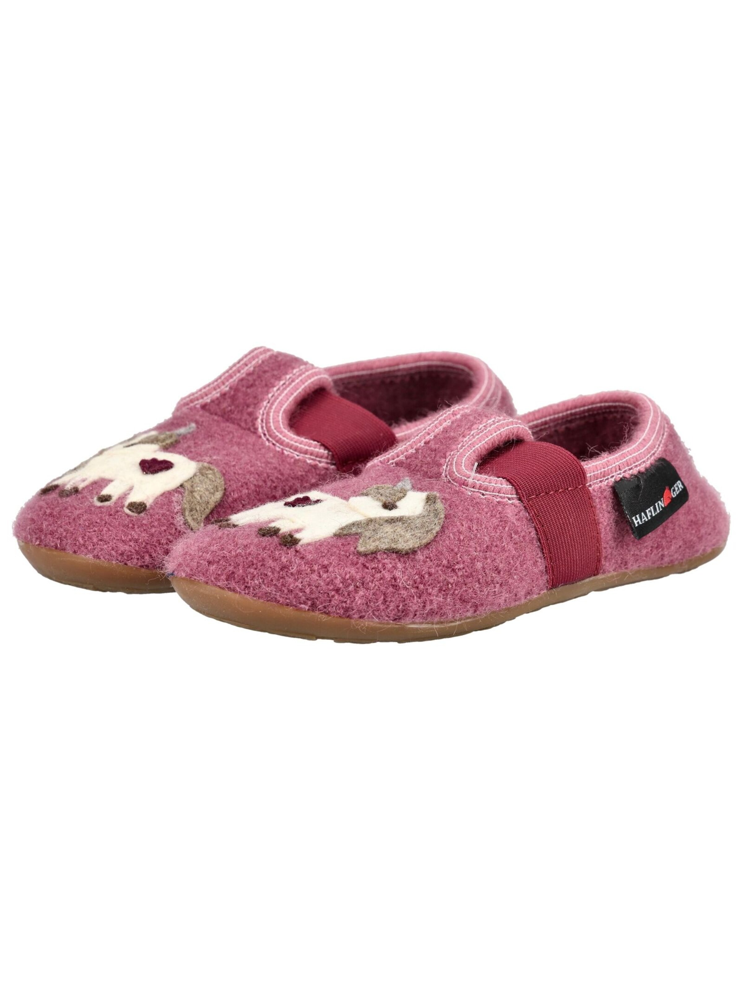 Pantoufle HAFLINGER en rose