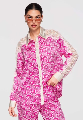 Ombre Blouse in Pink