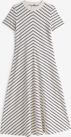 TOMMY HILFIGER Kleid 'Fit And Flare' in Weiß: Vorderseite