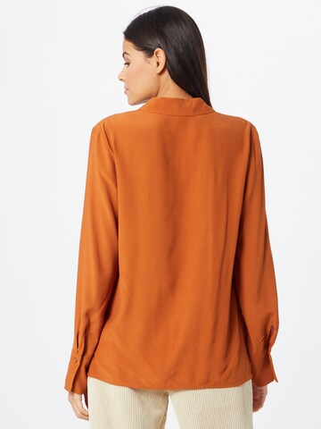 ESPRIT Bluse i brun