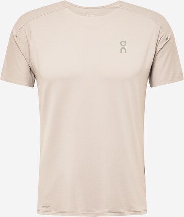 On Performance Shirt in Grey: front