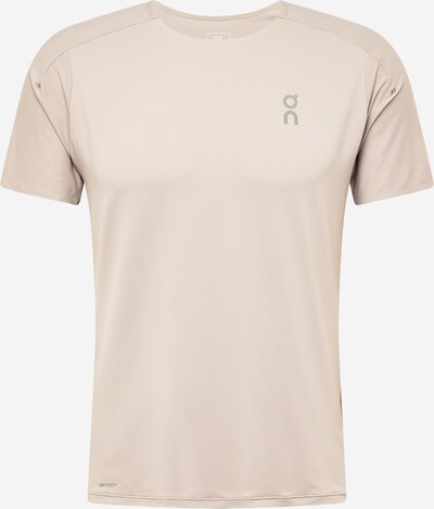 On Performance Shirt in Chocolate / Taupe / Greige, Item view