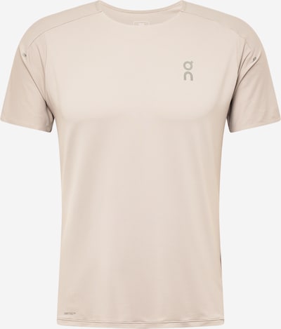 On Functioneel shirt in de kleur Chocoladebruin / Taupe / Greige, Productweergave