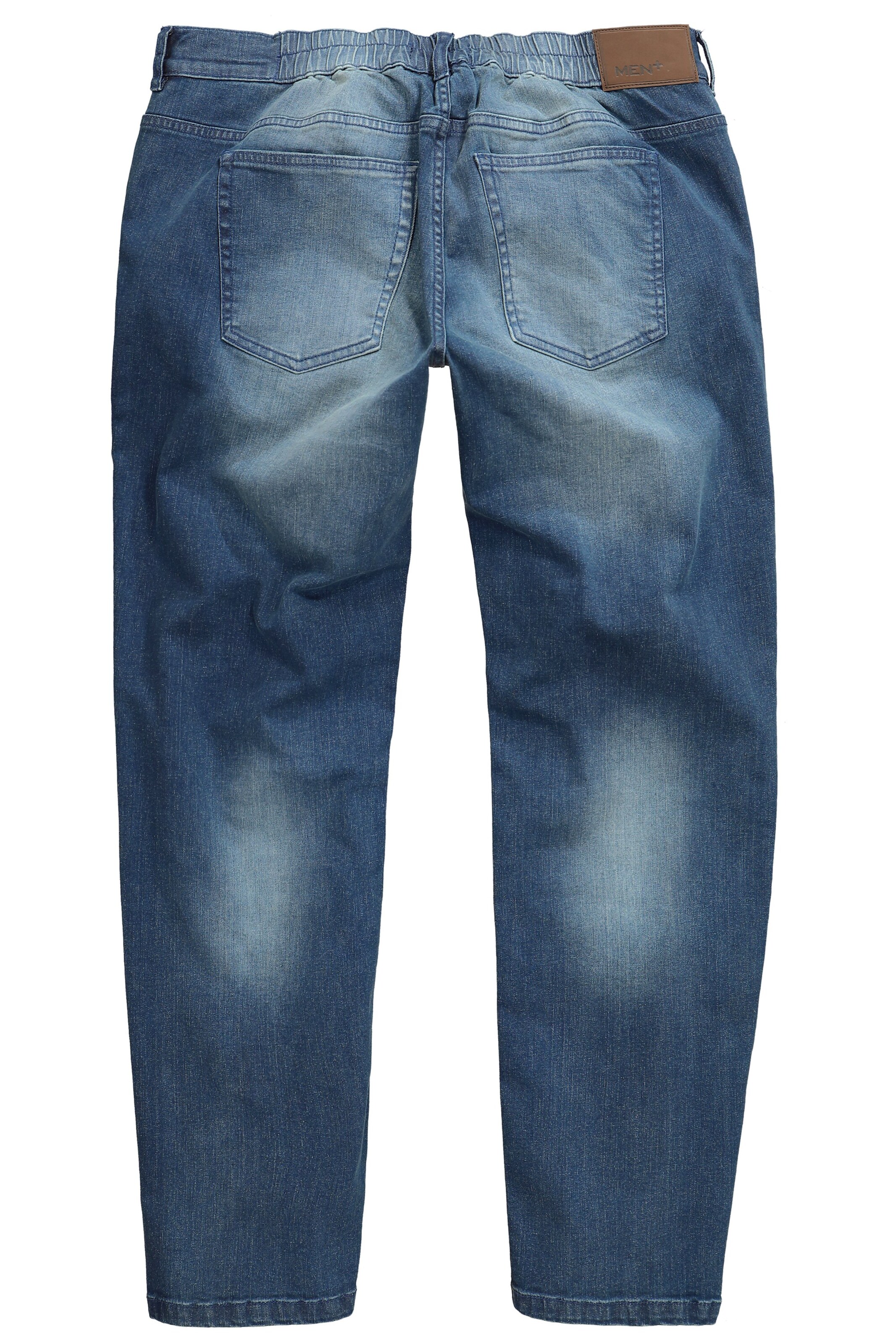 Men Plus Tapered Jeans in Bruin