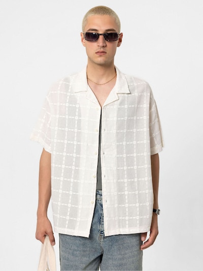 VAMOS CLO Button Up Shirt 'Persicaria' in Ecru, Item view
