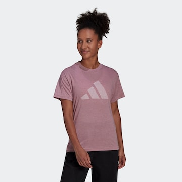 T-shirt fonctionnel 'Future Icons Winners 3.0' ADIDAS PERFORMANCE en violet : devant