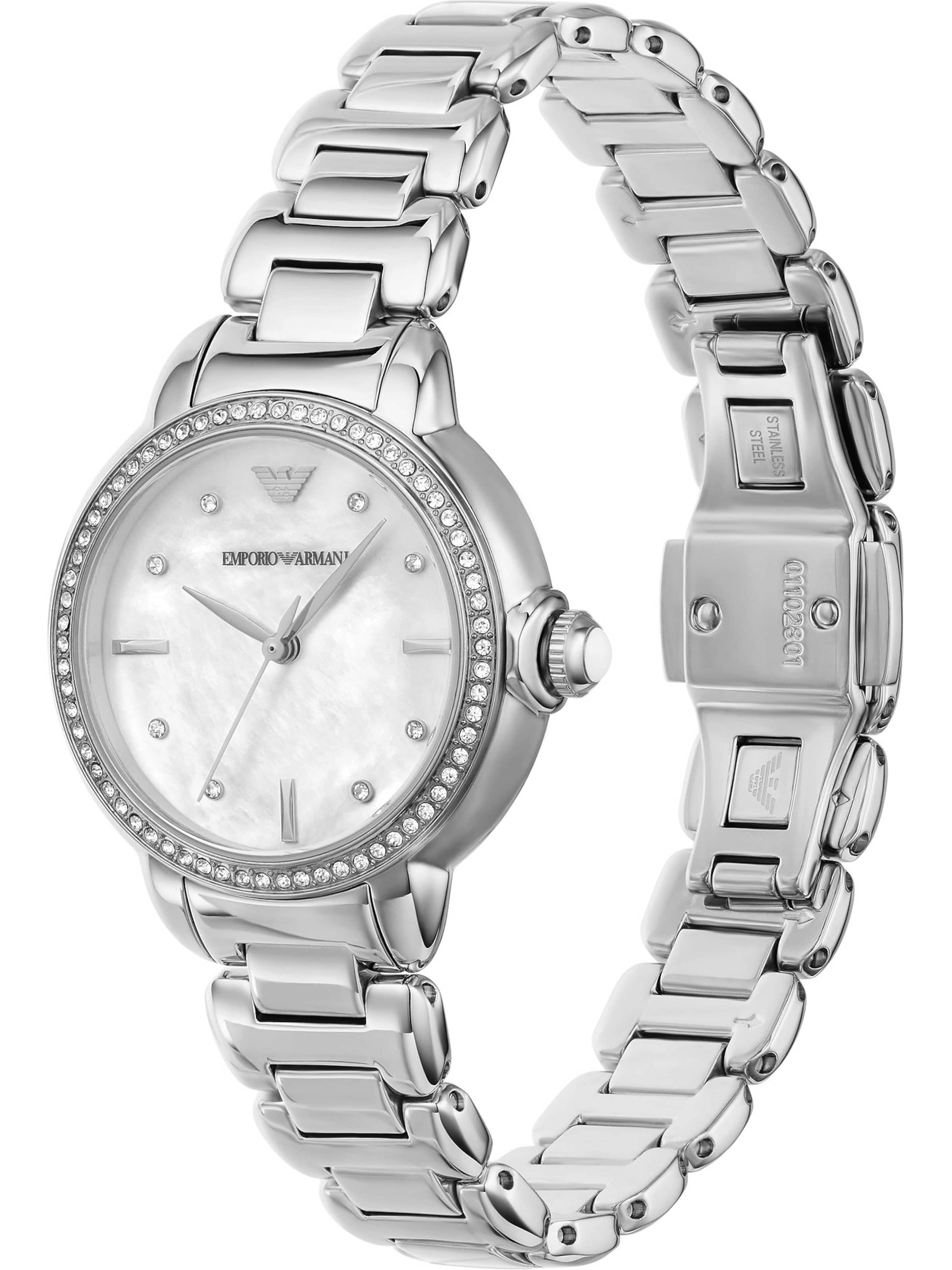 Emporio Armani Analog klocka i silver