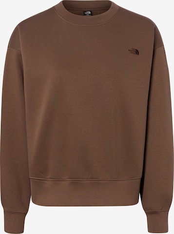 THE NORTH FACE Sweatshirt 'ESSENTIAL' in Braun: Vorderseite