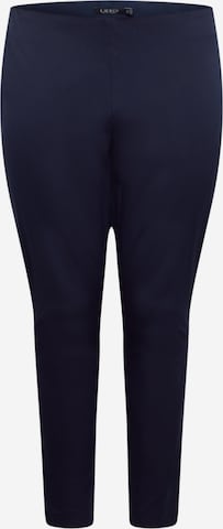 Coupe slim Pantalon Lauren Ralph Lauren en bleu : devant