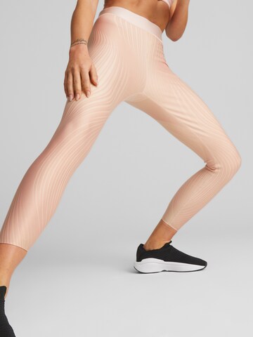 Skinny Pantaloni sport de la PUMA pe roz