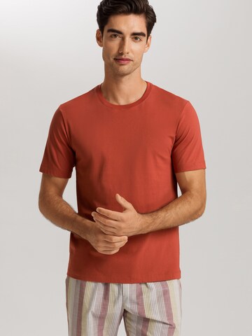Hanro T-Shirt ' Living Shirts ' in Rot: Vorderseite