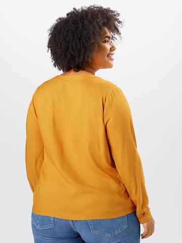 Camicia da donna 'Eva' di ABOUT YOU Curvy in giallo