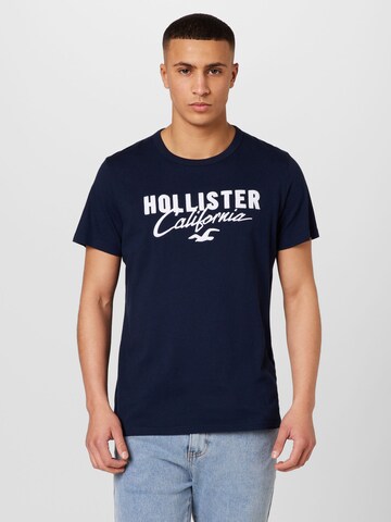 zils HOLLISTER T-Krekls: no priekšpuses