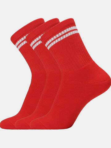 Copenhagen Bamboo Sokken in Rood: voorkant