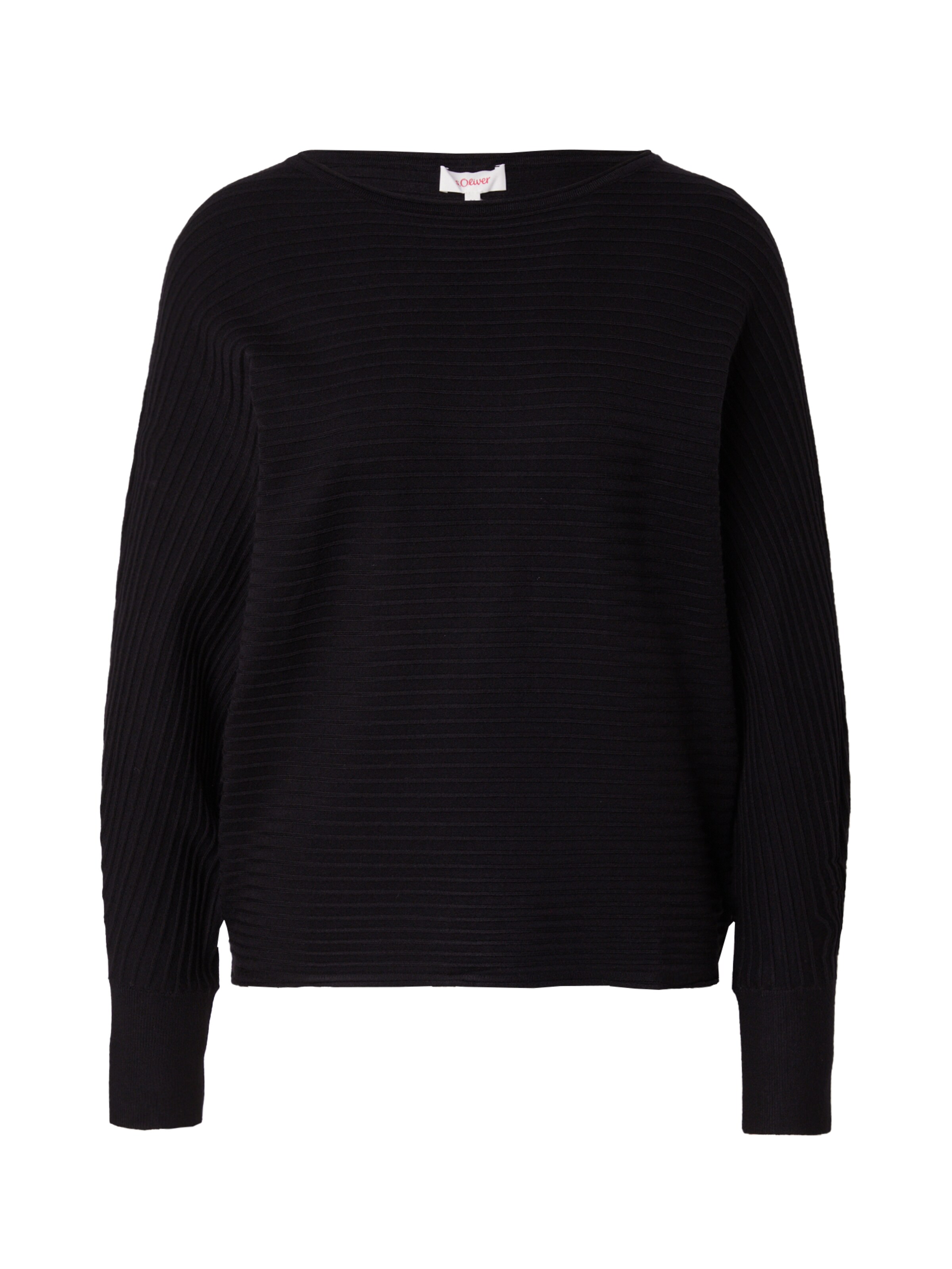 s.Oliver Pullover in Schwarz: Vorderseite