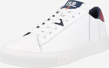 HUB Sneakers 'Hook' in White: front