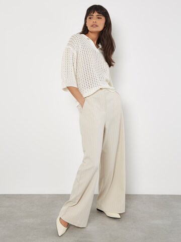 Apricot Pullover in Weiß