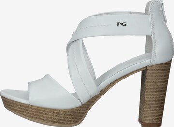 Nero Giardini Sandalen met riem in Wit