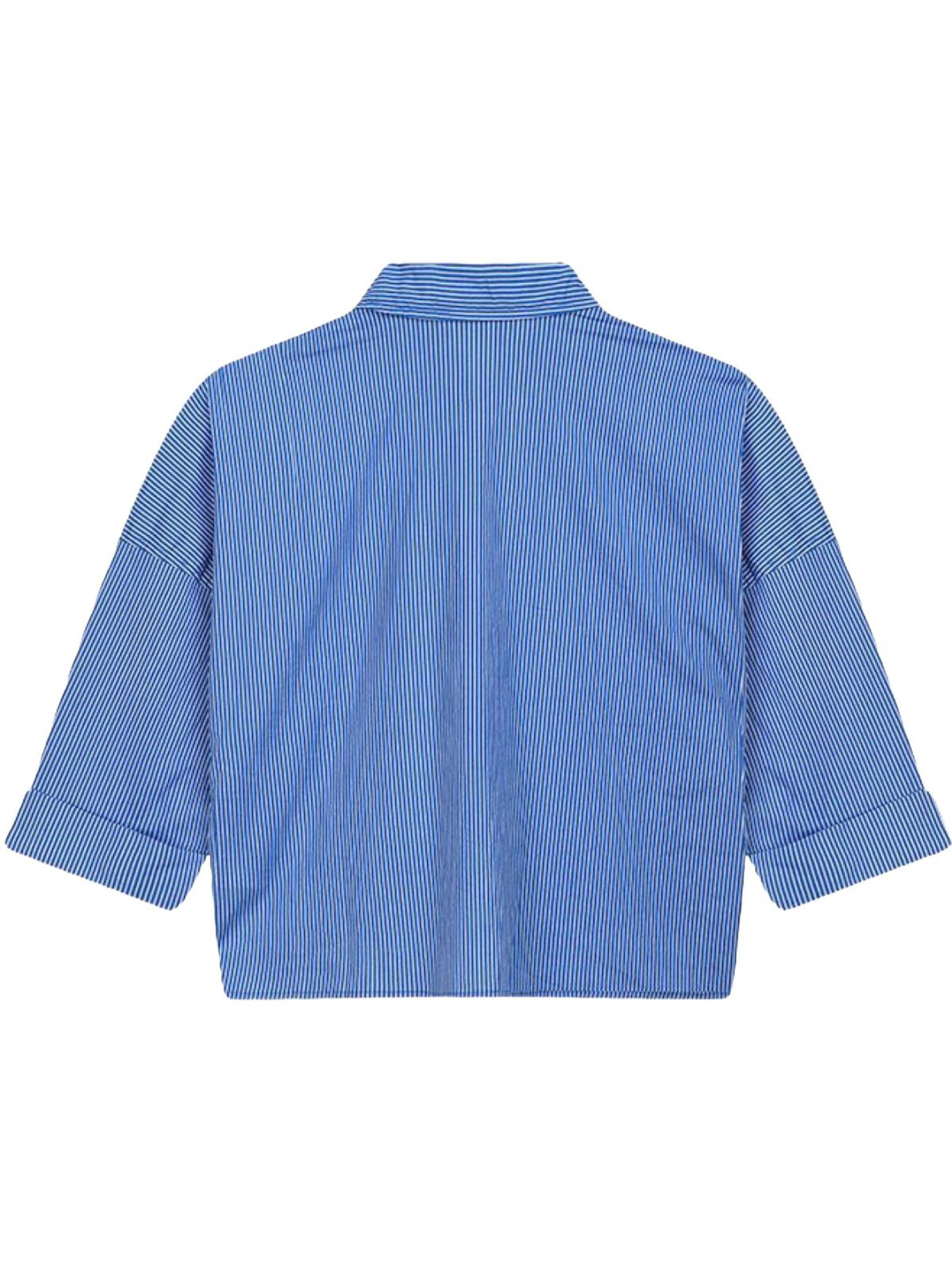 Maglietta 'Cropped Striped Shirt' di LTB Jeans in blu