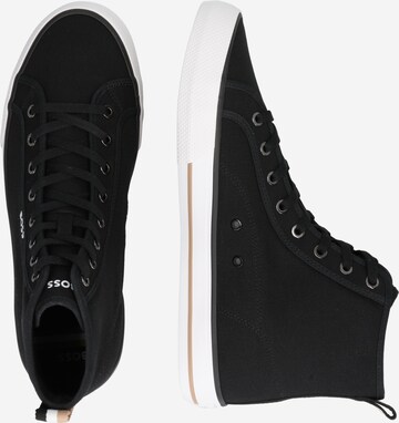 BOSS Black Sneakers hoog 'Aiden' in Zwart