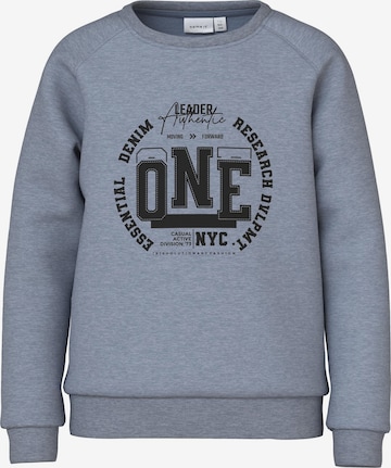 NAME IT Sweatshirt 'Vion' i blå: forside