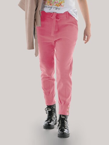 LEAFLETIC Regular Trousers 'Leafletic Women’s Long Length Trousers' in Pink