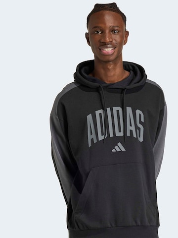 ADIDAS SPORTSWEAR Спортен суитшърт 'COLLEGIATE' в черно