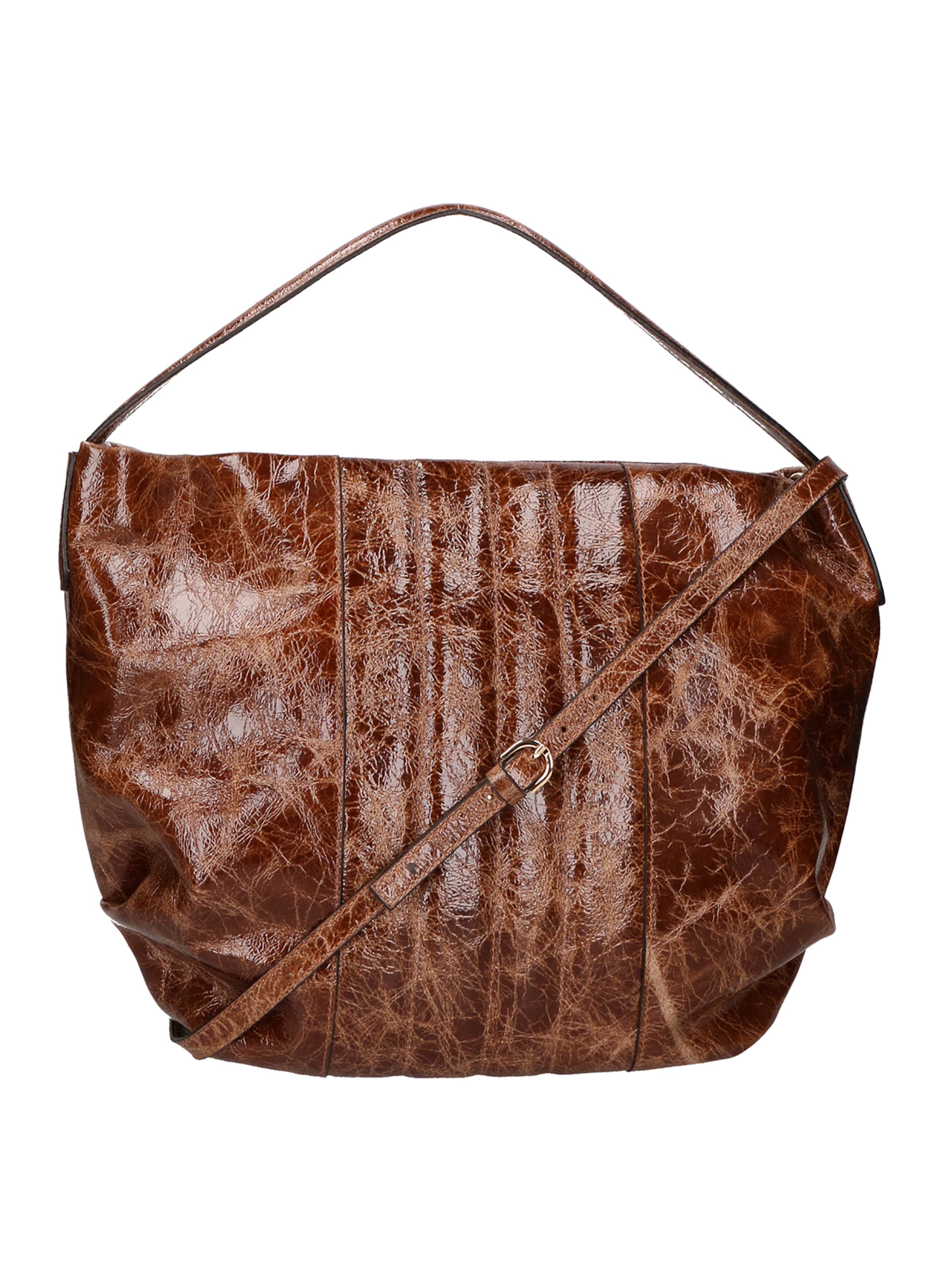 Sac bandoulière Gave Lux en marron : devant