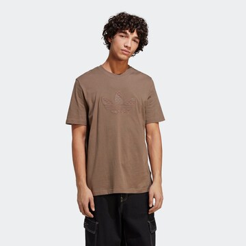 ADIDAS ORIGINALS T-Shirt 'Graphics Monogram' in Braun: predná strana