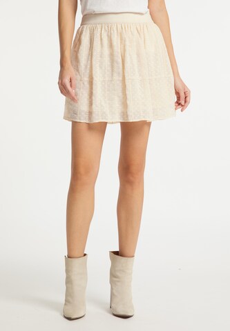 DreiMaster Vintage Skirt in Beige: front