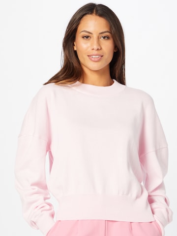 JAN 'N JUNE Sweatshirt 'YIN' in Pink: front