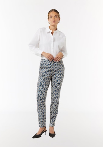 Coupe slim Pantalon COMMA en mélange de couleurs