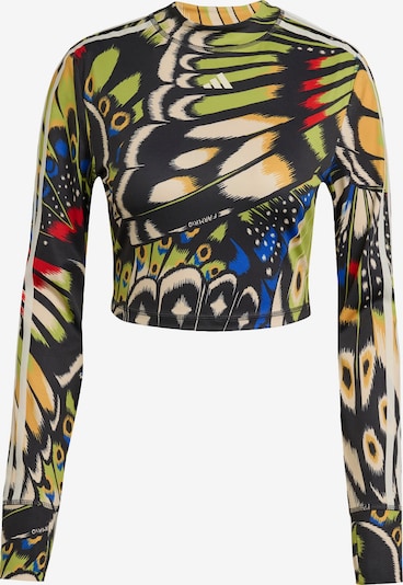 ADIDAS SPORTSWEAR Toiminnallinen paita 'Adidas x Farm' värissä vaaleabeige / sininen / kiivi / musta, Tuotenäkymä